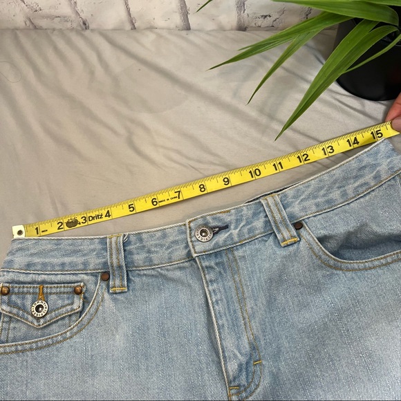 Tommy Hilfiger Jeans Vintage denim shorts Flag Patch Size 8 - Picture 4 of 7